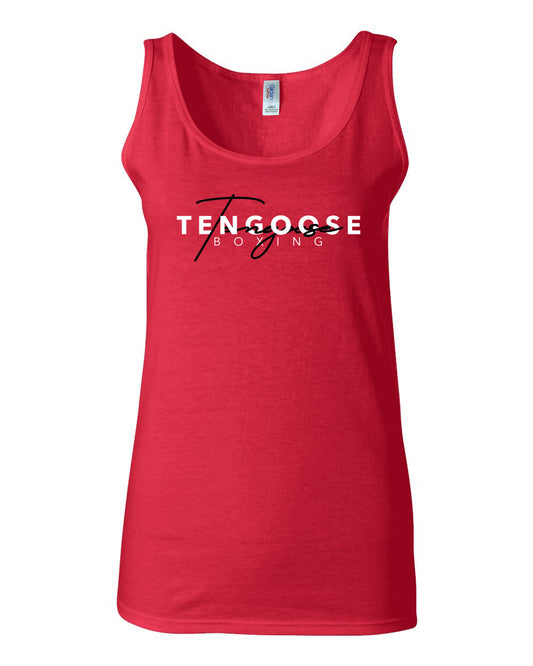 Signature Tank for Women in red