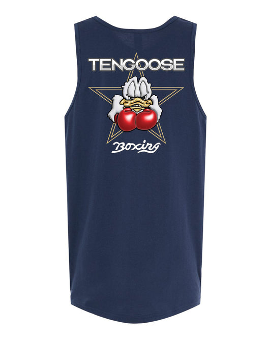 Mens 3-D Tank Navy