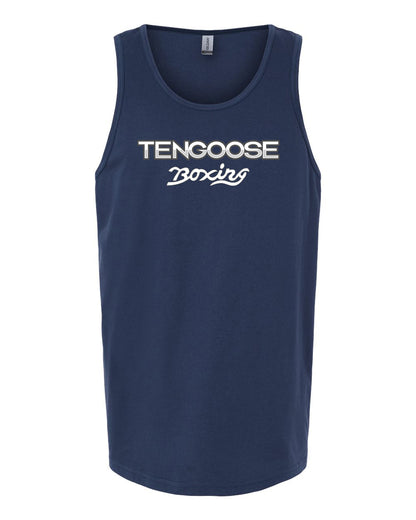 Mens 3-D Tank Navy