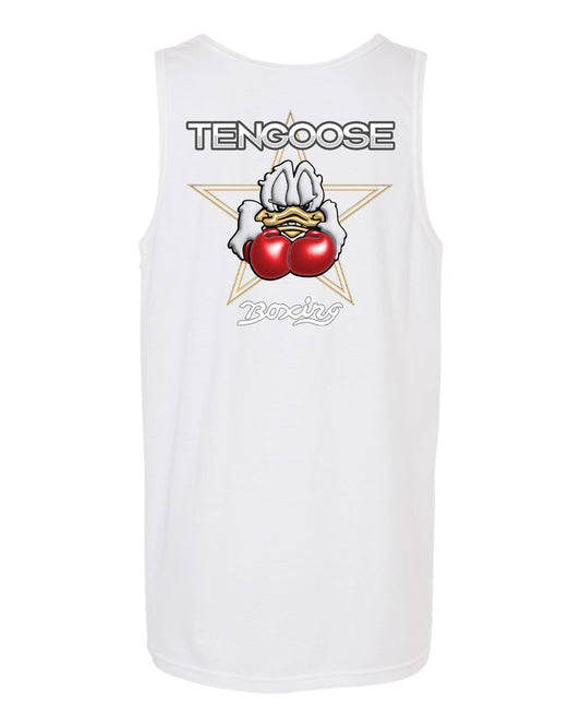 Mens 3-D Tank White